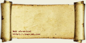 Gustav Jočanin vizit kartica